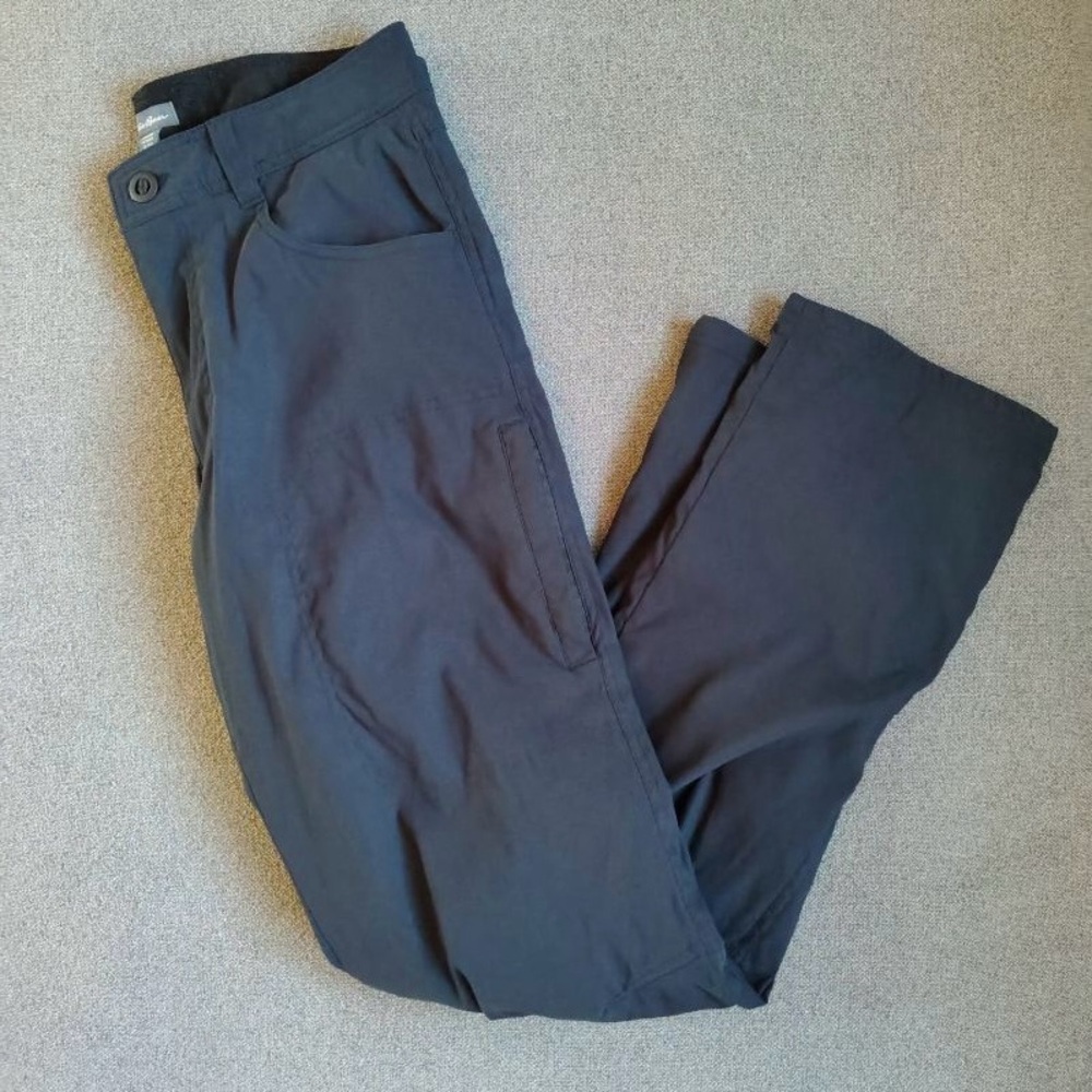 Eddie Bauer Ski Pants Men’s 32x34 Black Fleece Lined Insulated Snow Hiking Pants